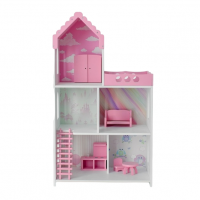 Кукольный дом "Бисквит" (Базовая модель без мебели и печати обоев)