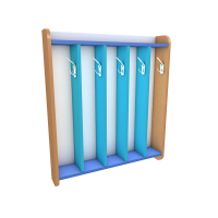 Шкаф для полотенец настенный, 5 ячеек