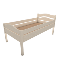 Кровать детская одноярусная с бортиками (1468х652х620 мм)